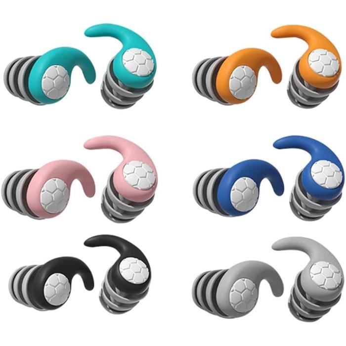 Groen Bouchons D'oreilles Pour Dormir, Protecteurs D'ore 6/12PCS Bouchons D'oreille En Silicone