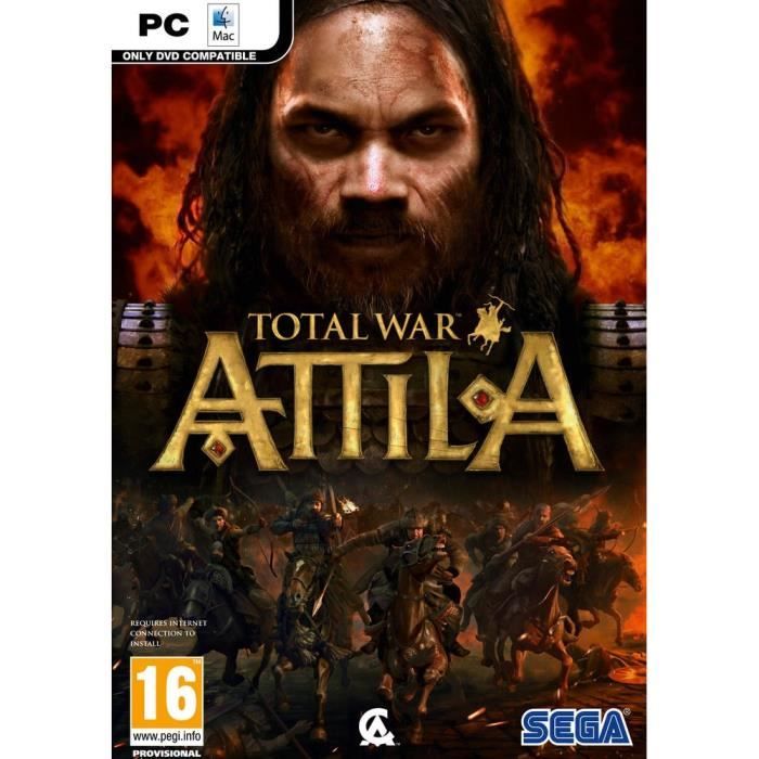 Jeu De Stratégie - Sega - Total War : Attila - Sortie Février 2015 - Langues Anglais - Plateforme PC