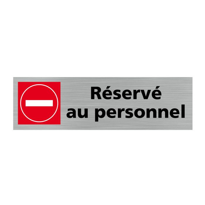 Aua Signaletique Schild 'Accès Interdit Propriété Privée' – 330 Mm, Aluminium Dibond 3 Mm, Selbstklebend Oder Zum Schrauben
