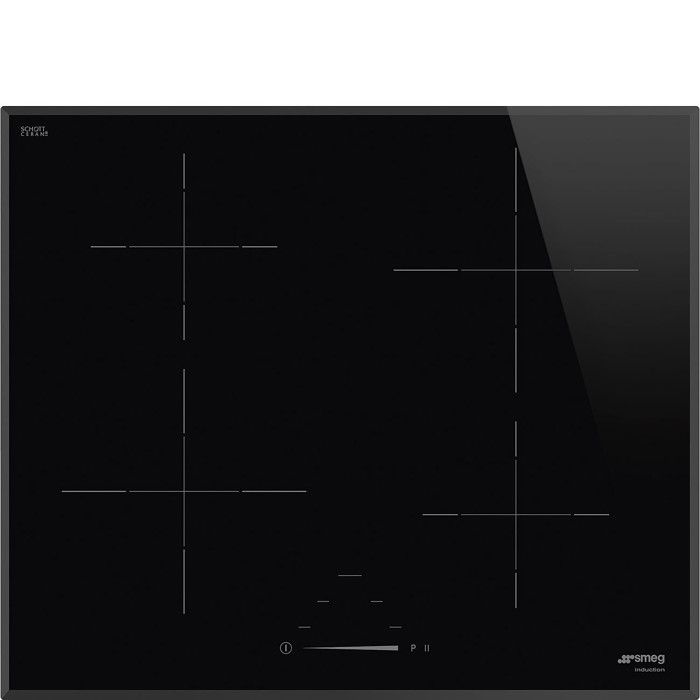 Table de cuisson à induction Smeg 60cm avec bord biseauté