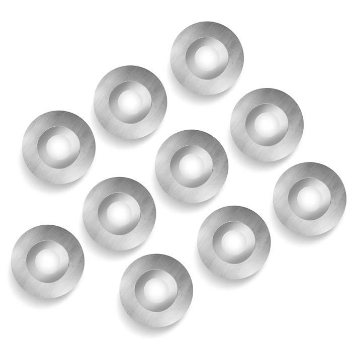 Kit 12 Porte-clés à Tourner Sur Bois - Accessoires Pour Tour à Bois, SODIAL