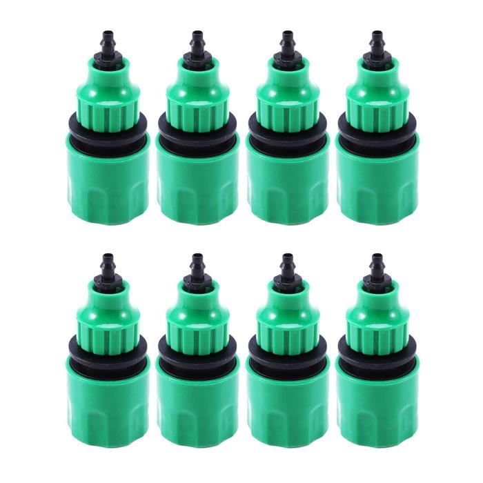 Bopfimer Tuyau D'Arrosage Pipe Adaptateur A Usage Unique Raccord de Connecteur de Robinet pour Irrigation Paquet de 4 