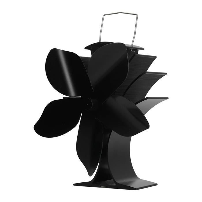 Dioche Ventilateur De Poêle à Bois à 4 Pales Ventilateur De Poêle