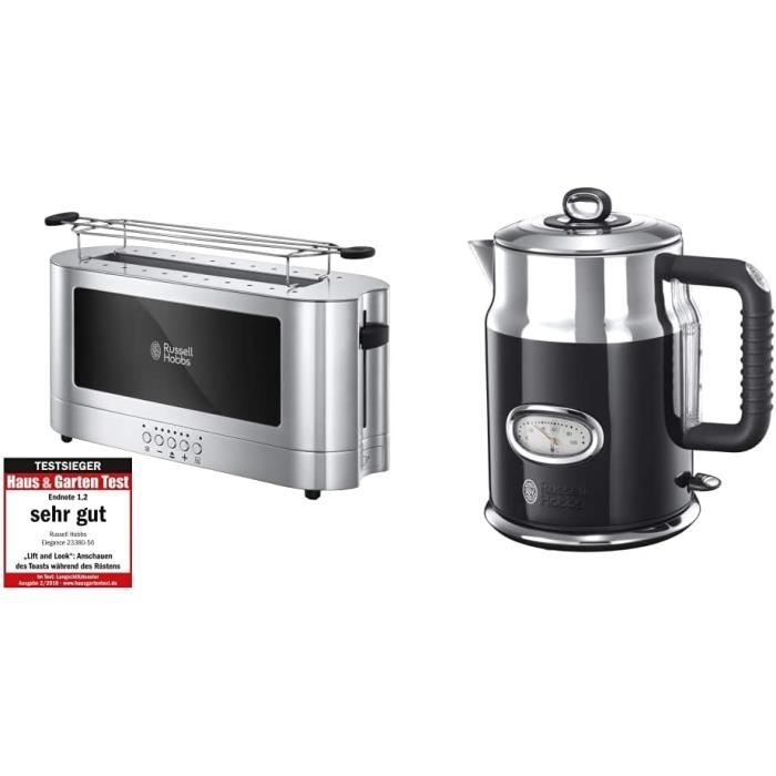 Russell Hobbs Toaster Grille Pain, 1 Fente Spécial Baguette Acier