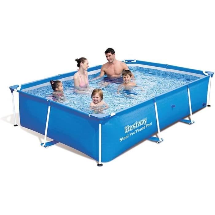 Bâche De Piscine Rectangulaire Imperméable Oxford 210D - Protection UV, Réflexion Chaleur, 259x170cm - 3