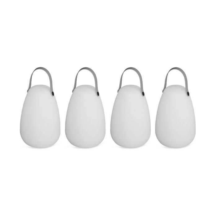 Lot de 4 lampes sans fil nomades Lucie Lot de 4 lampes sans fil nomades Lucie