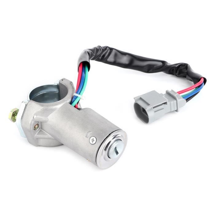 Akozon Commutateur Allumage 2992551 - Verrou Démarrage Avec 2 Clés - Compatible Daily 1999-2006