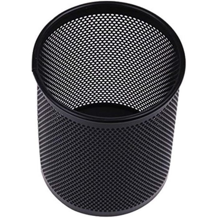 Pot à Crayons Métallique Leviatan Lot De 3 - Porte-Stylo Rond En Maille Perle Ø91mm