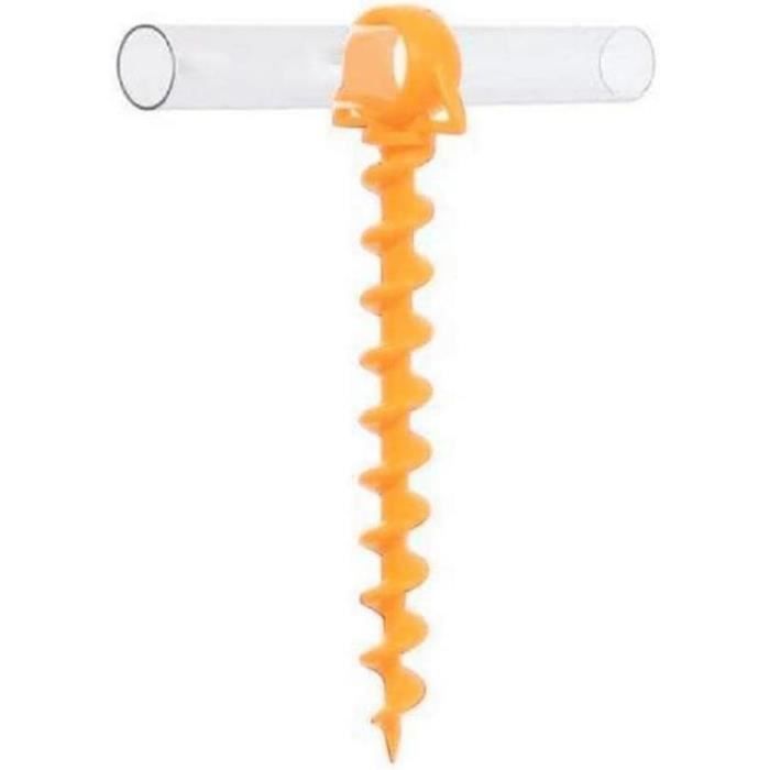 Clou De Tente De Camping,Clous Au Sol Piquets De Jardin Piquets De Tente Robustes Piquets De Tente En Nylon Pour Plage De Sable Terre Boueuse Prairie