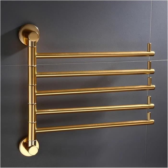 Porte-serviettes Mural Design House Dalton 24 Pouces - Bois De Chêne Miel, Pour Salle De Bain, Neuf