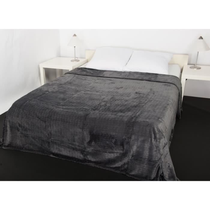 Aoile Parure de lit double avec housse de couette et taies doreiller Motif loup 3D 220 x 240