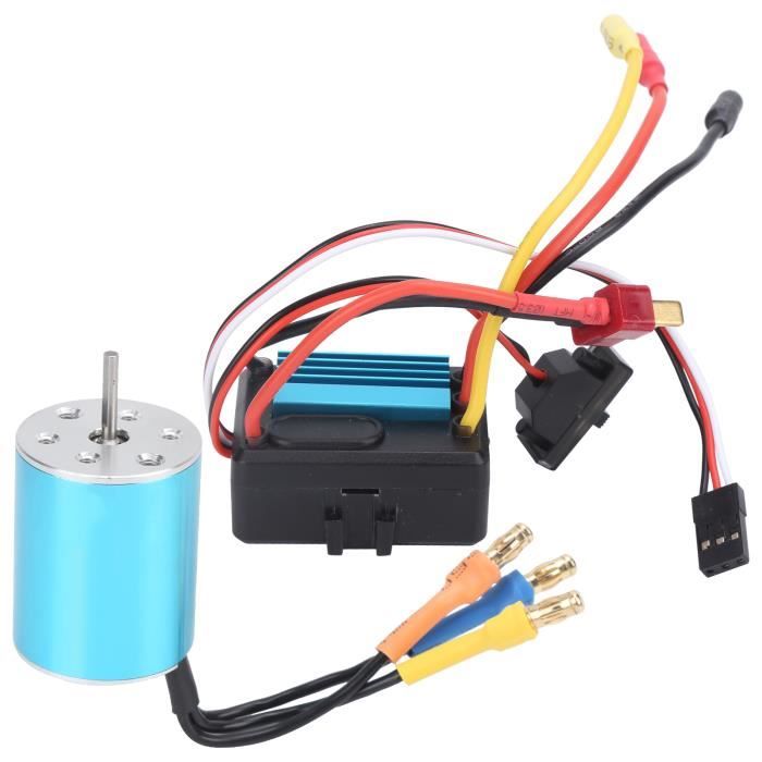 Contrôleur ESC Sans Balais 35A 2S – Pour Voitures RC SCY 1/16 – Antiparasite, Protection Basse Tension – Compact Et Léger