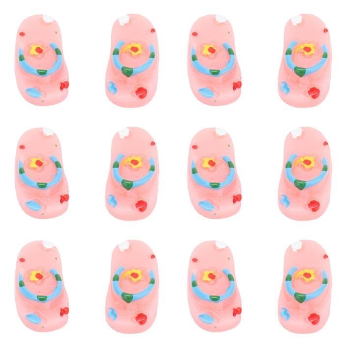 Lyreh Lot de 5 paires de mini chaussures de poupée en plastique coloré - Accessoires tendance de qualité supérieure - Accessoires de rechange pour poupée de 17 cm - Non incluse (style