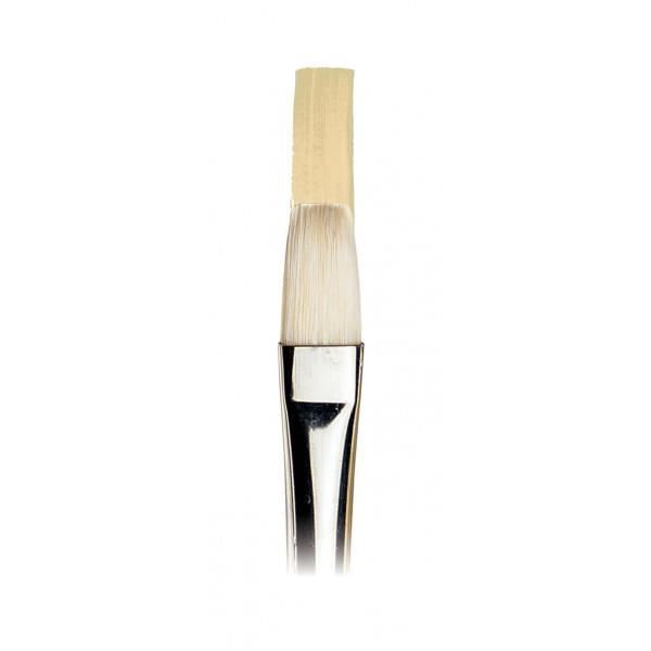Pinceau Artistique Winsor & Newton - Synthétique Plat Taille 10 | Pour Peinture à L'Huile | Professionnel