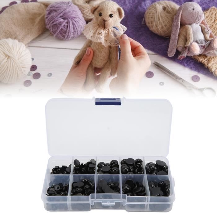 75 Pièces Yeux De Sécurité En Plastique Avec 75 Pièces Rondelles, Yeux