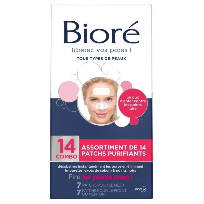 BIORÉ Assortiment de 14 Patchs Purifiants Cdiscount Santé Mieux vivre