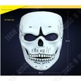 TD® Masque Hommes Crâne Squelette- Masque effrayant pour cosplay- Accessoire de décoration-cosplay tête forme squelette-1