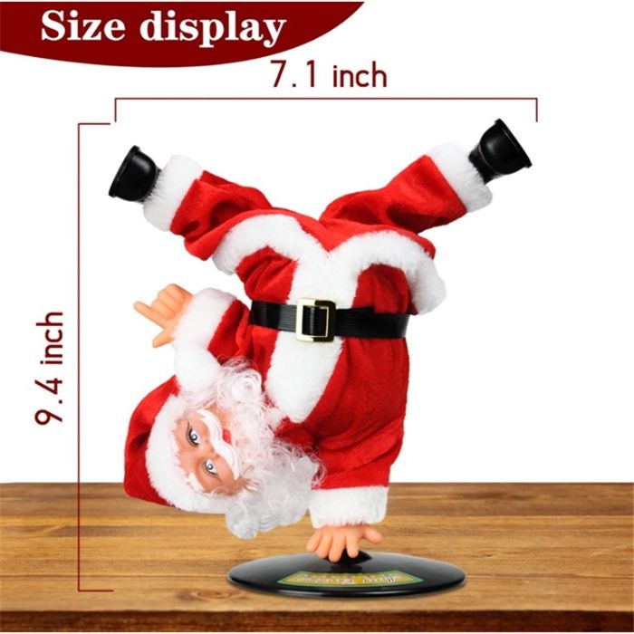 Pwshymi-Poupée du Père Noël électrique lot de 2 - Jeux - Jouets
