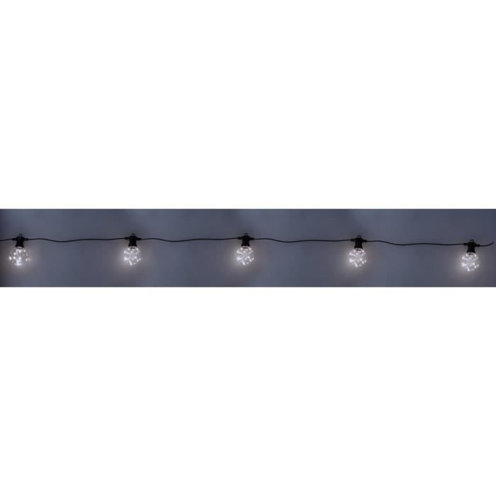 Guirlande guinguette 10 ampoules à 5 nano LED