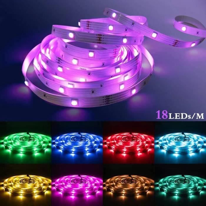 Bande lumineuse LED couleur de rêve, Kit d'accent néon pour voiture,  imperméable, éclairage extérieur, compatible Bluetooth, 4 pièces -  AliExpress