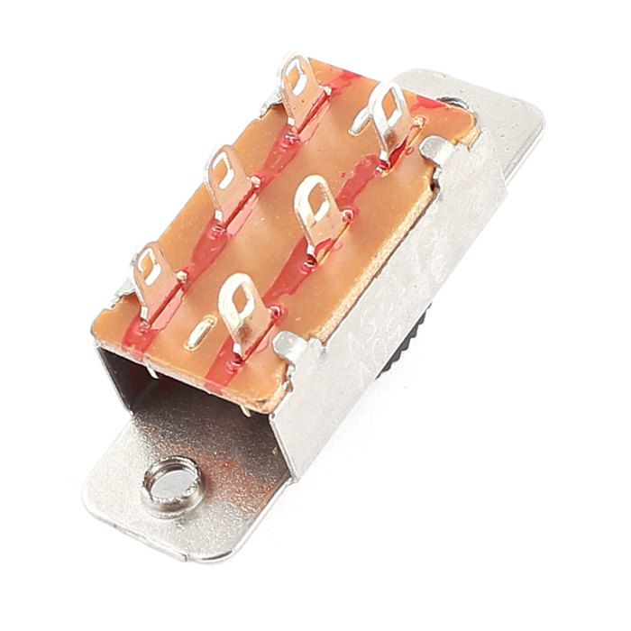 Interrupteur Sélecteur Tension C&K DPDT 230V/115V - Réf V80221SS05Q - 10A - Neuf Sous Emballage
