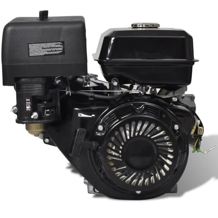 MINRS Moteur à Essence 7,5 CV 4 Temps 212CC - Moteur Go Kart Industriel Avec Refroidissement Air Forcé 3600 Tr/min 4,4 KW