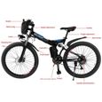 ANCHEER VTT 26" vélo électrique de montagne adulte homme 21 vitesses / 250W - Noir-2
