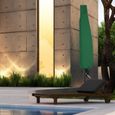KINGSLEEVE® Parasol déporté inclinable vert Ø 330cm Pare-soleil en aluminium avec manivelle housse Protection UV50+ jardin-2