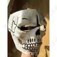 TD® Masque Hommes Crâne Squelette- Masque effrayant pour cosplay- Accessoire de décoration-cosplay tête forme squelette-2