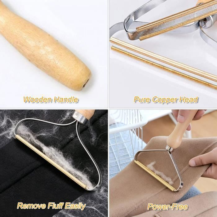 Rouleau Enlève Poils Animaux Sweeper, Brosse Multi-surffaces, Sweeper Brush Deluxe