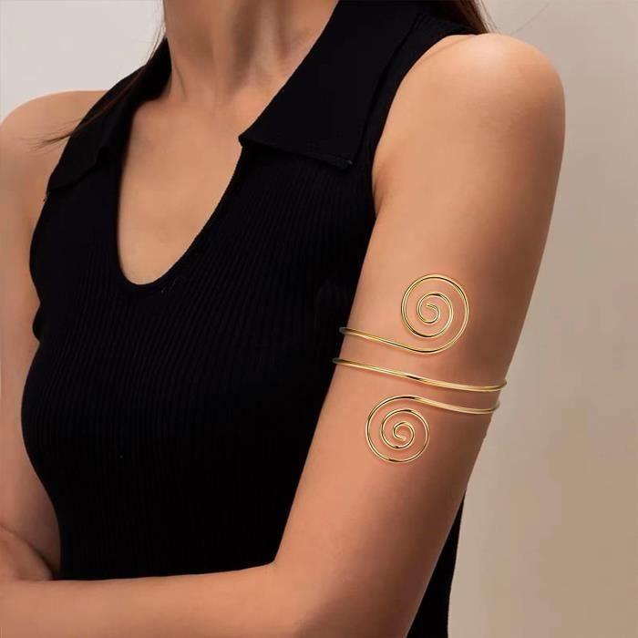 7 Bracelets De Bras élégants Et Réglables - Ensemble De Bijoux Minimalistes En Argent Pour Femme