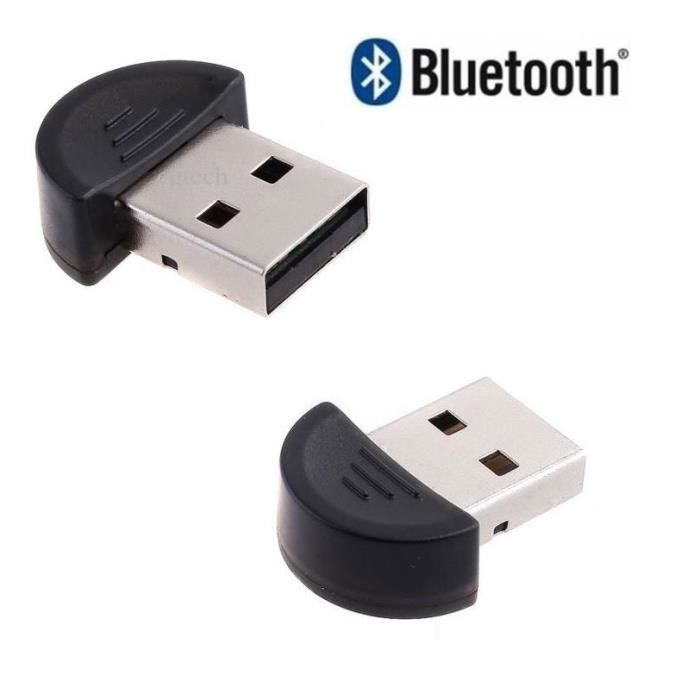 Clé USB Dongle Bluetooth V 2.0 Adaptateur pour PC MAC Windows - noir -  Cdiscount Informatique