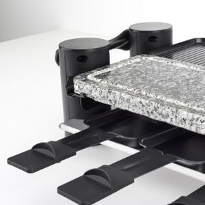 Appareil à Raclette 1300w 8 Personnes + Pierre à Griller - 2366