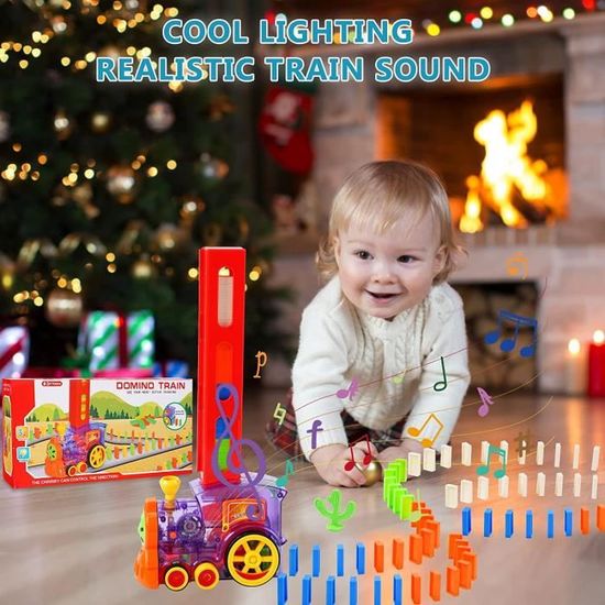 Clips Extension Train Domino Automatique – Accessoires Bricolage Domino, Chargeur Carte 3 Pièces Pour Enfants