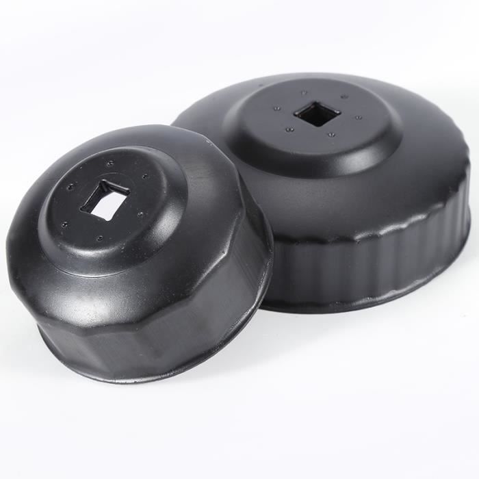 Kit Clé Filtre à Huile Universelle CCLIFE - 15 Pièces Avec Adaptateur 3/8'' - Capots 65-100mm