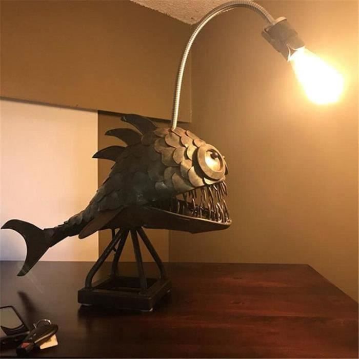Achetez Grande Lampe De Table En Bois – Design Artisanal Pour Maisons Contemporaines - Jungle Fish