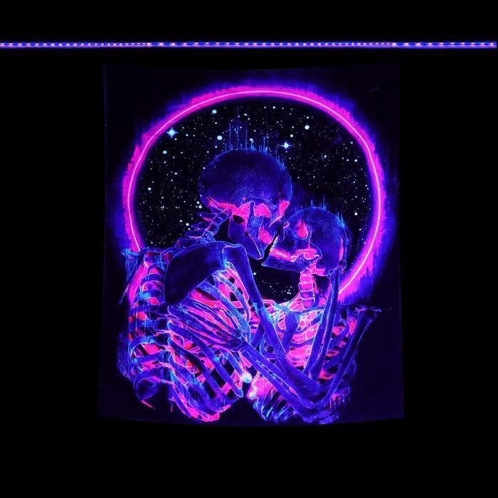 Tapisserie - AMOUNE - Arbre De Vie - UV Réactif - 100% Polyester - Design Contemporain