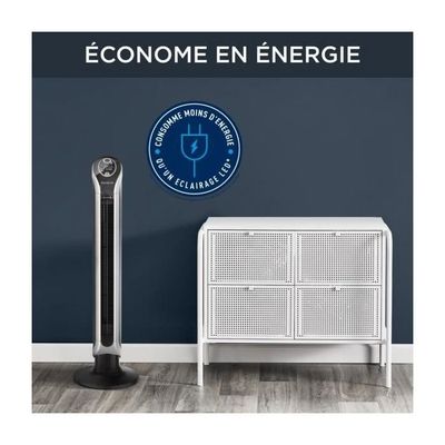 Télécommande De Rechange Pour Ventilateur Colonne Rowenta VU6670 - Infrarouge, Portée 8 M, Design Ergonomique