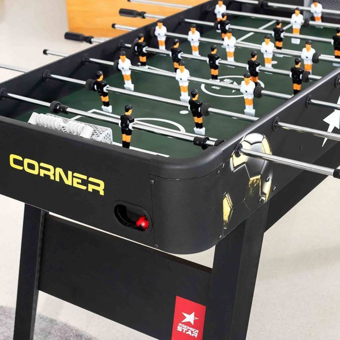 Baby Foot Enfant Baby-foot 122 Cm - Table Jeu Football - Pour Salle Jeux - Adulte Et Enfant - Ballons Inclus Jeu Football Table