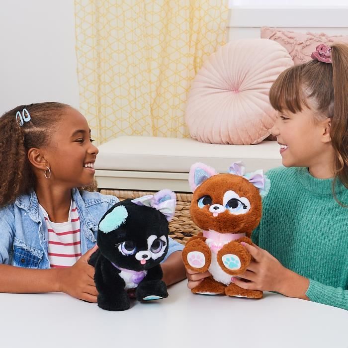 Peluche chien interactif et sonore Present Pets Surprise