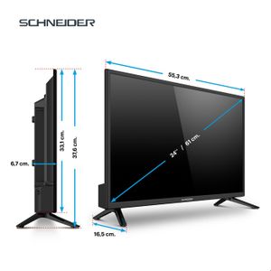 Smart Tech TV LED HD 24" (60 Cm) Smart TV Google 24HG01VC Chargeur De