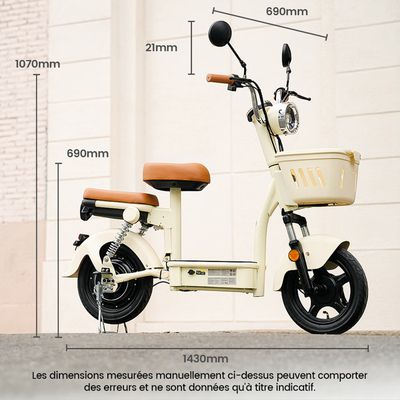 Trottinette électrique Super 6000W – 120km D’autonomie – 100km/h – Noir
