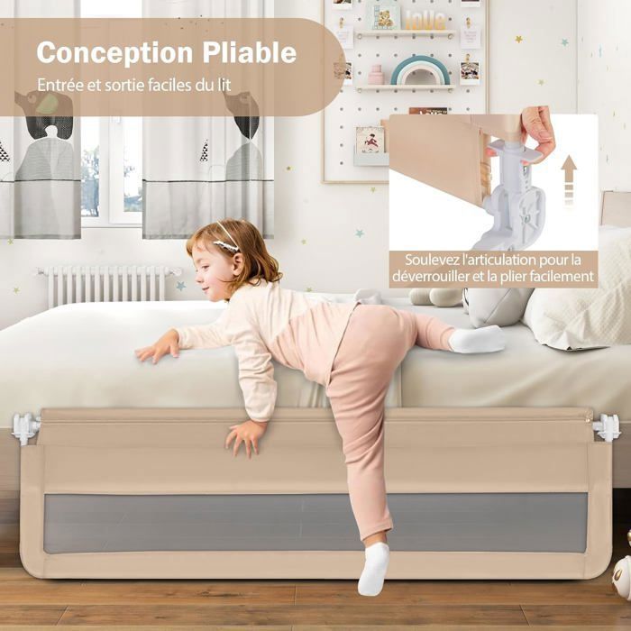 Aocase Protection Complète Lit Enfant - Évite Chocs Et Chutes