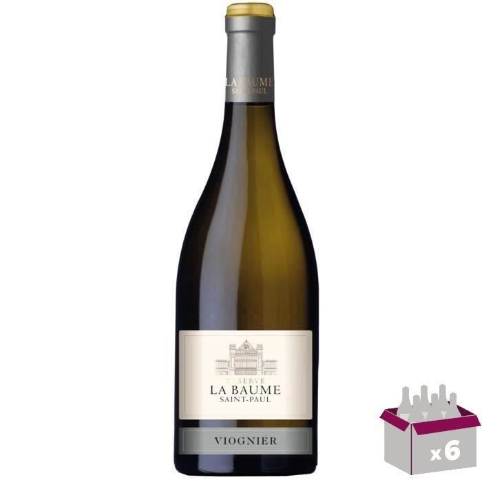 La baume Saint Paul Viognier Vin Pays d'Oc - Vin Blanc x6