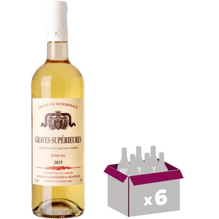 Graves Supérieures 2015 Bordeaux - Vin blanc de Bordeaux