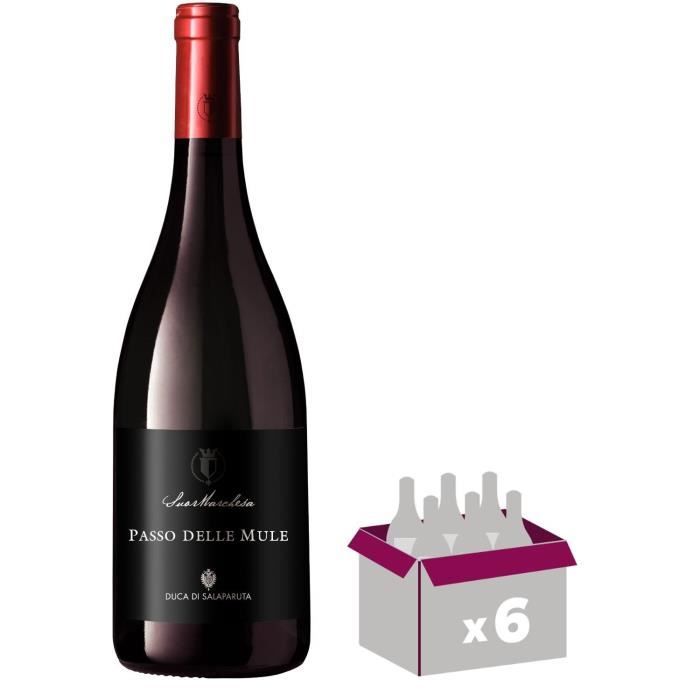 PASSO DELLE MULE CORVO 2015 Terre Sicilia Nero d'Avola Vin d'Italie - 6x 75 cl - IGP