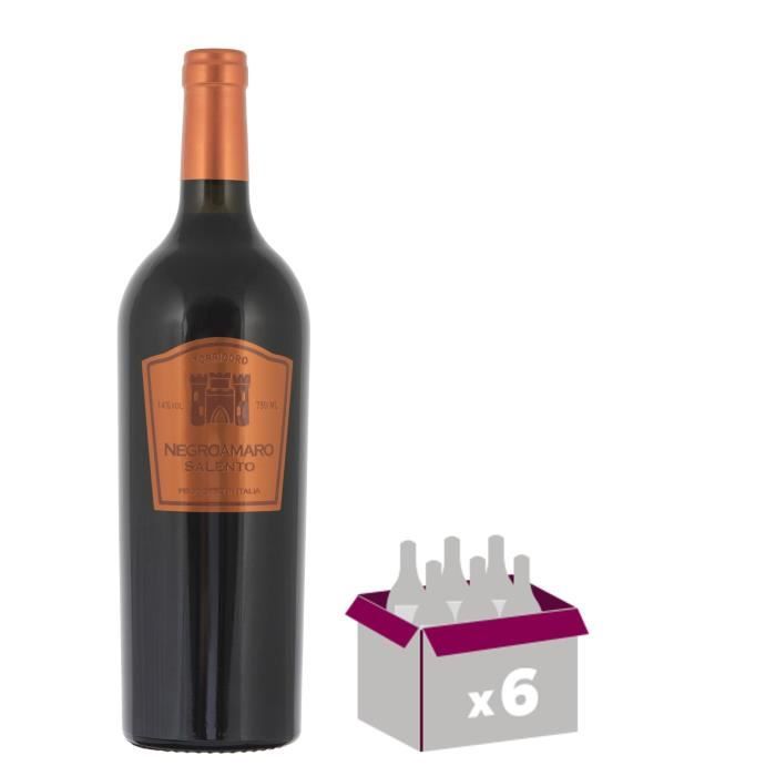 TORRIDORO 2015 Negroamaro Vin d'Italie - Rouge - 75 cl x 6
