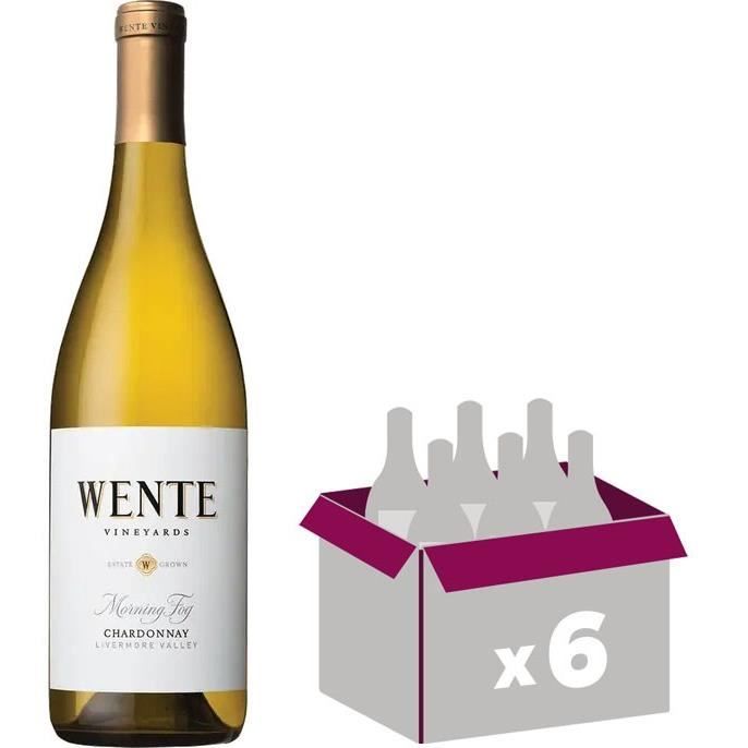 Wente 2017 Morning Frog Chardonnay - Vin blanc de Californie x6