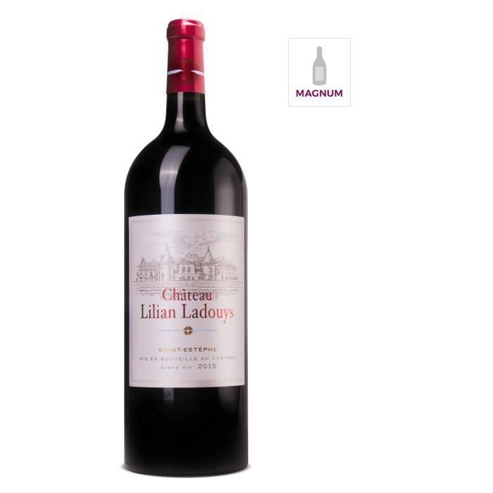 Magnum Château Lilian Ladouys 2015 Saint Estèphe - Vin rouge de Bordeaux