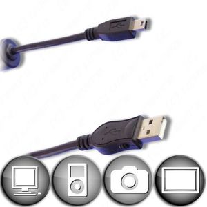 CMVictor - Fil Hosa USB 2.0 à Mini USB - 3 pieds